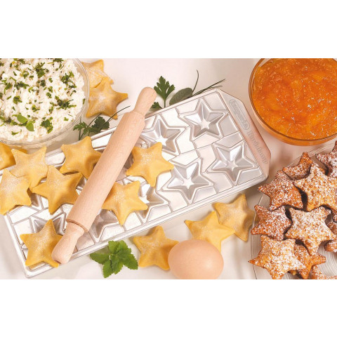 IMPERIA Ravioli stelline forma na ravioli s valcom na cesto - 10 delení