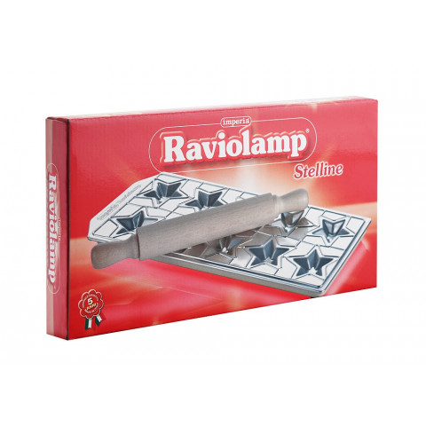 IMPERIA Ravioli stelline forma na ravioli s valcom na cesto - 10 delení