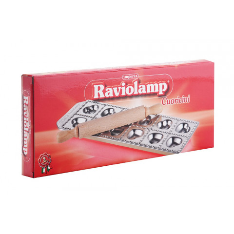 IMPERIA Ravioli cuoricini forma na ravioli s valcom na cesto - 12 delení