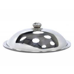 MAXIMA veko z nerezovej ocele pre indukčnú wok panvicu 36cm