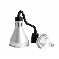 GAMMO ohrievacia lampa 18cm - strieborná