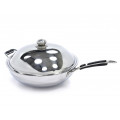 MAXIMA veko z nerezovej ocele pre indukčnú wok panvicu 36cm