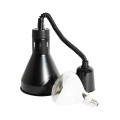 GAMMO ohrievacia lampa 18cm - čierná