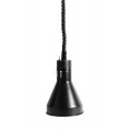 GAMMO ohrievacia lampa 18cm - čierná