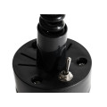 GAMMO ohrievacia lampa 18cm - čierná