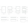 GAMMO GN 1/3 gastronádoba 100 mm hlboká perforovaná